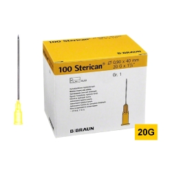 STERICAN 20G (0.9×40), LB, žltá (100 ks)