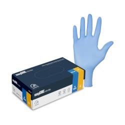 easyCARE, modré nitrilové rukavice, 100 ks