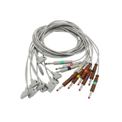 EKG kábel PW10-LB (kompatibilný) - zvody s banán.